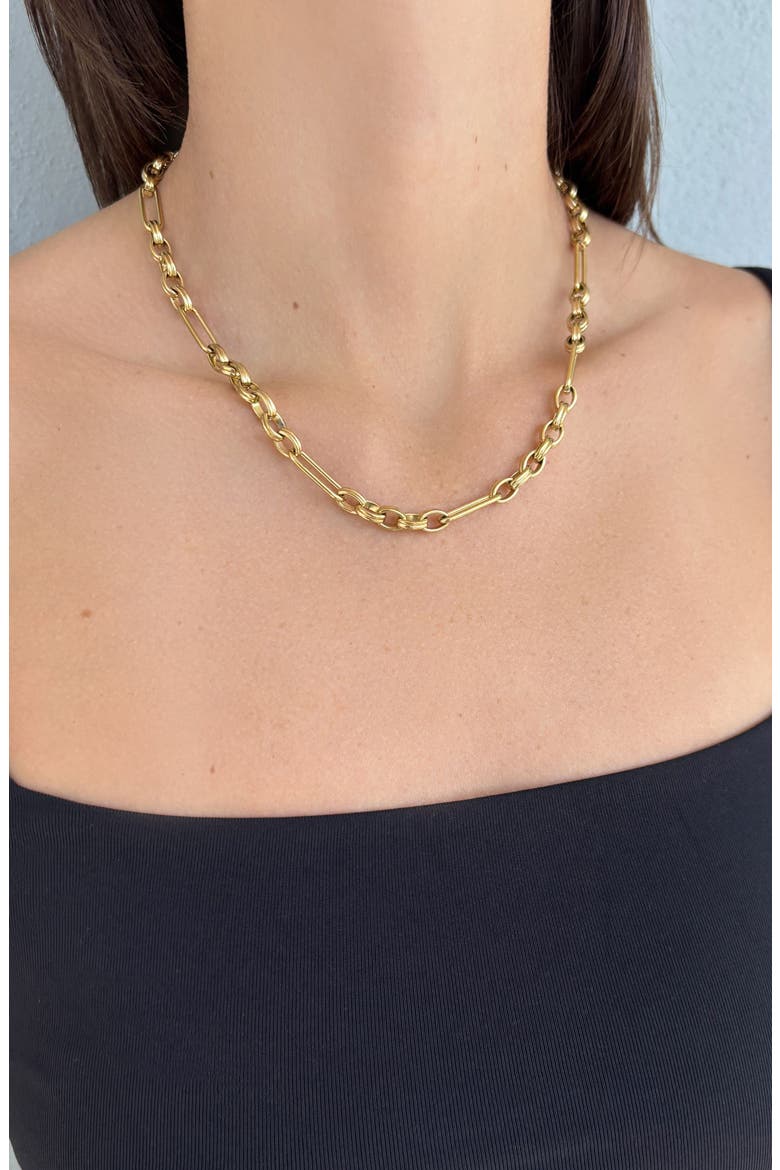 Chain Necklace, Alternate, color, GOLD