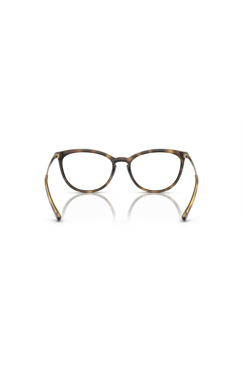 Vogue Eyewear 53mm Cat Eye optical glasses, Alternate, color, Brown