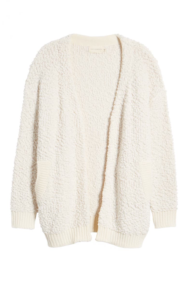Nubby Cardigan, Alternate, color, IVORY