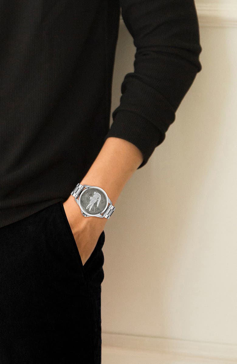 Lacoste Le Croc Bracelet Watch, 43mm, Alternate, color, 