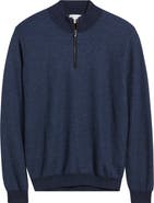 Peter Millar West Merino Wool Quarter Zip Sweater
