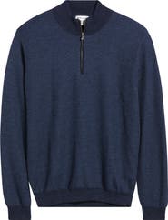 Peter Millar West Merino Wool Quarter Zip Sweater