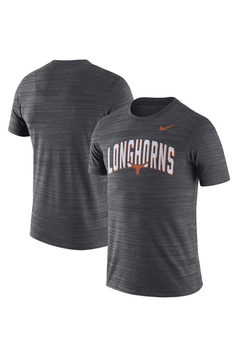 Men's Nike Black Texas Longhorns 2022 Game Day Sideline Velocity Performance T-Shirt, Alternate, color, Black