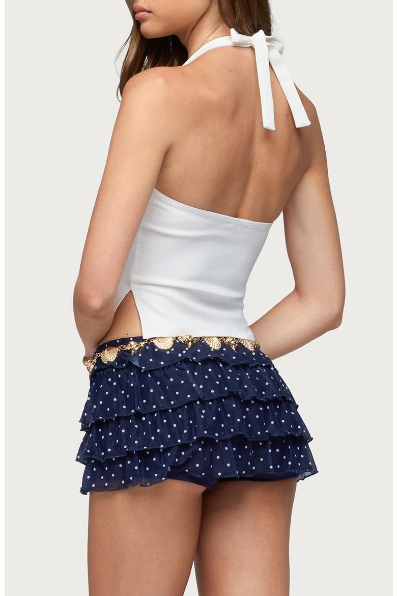 Dara Halter Top, Alternate, color, WHITE