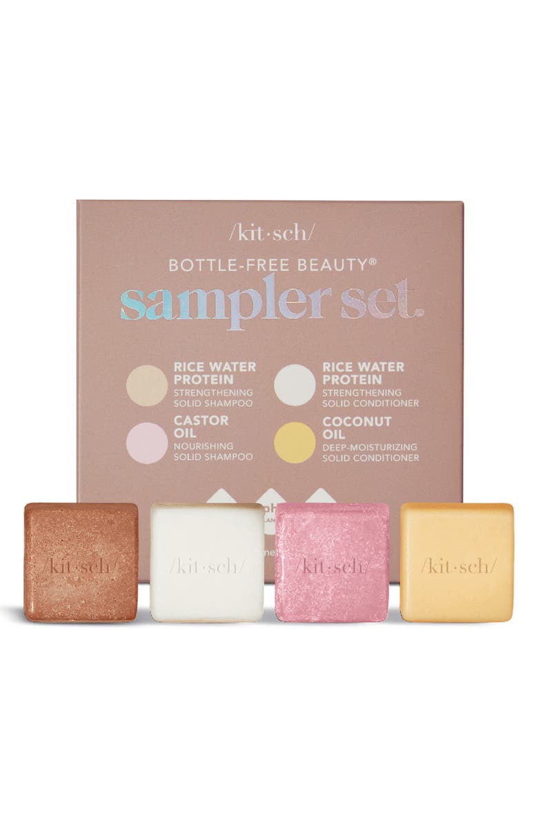 Kitsch Bottle-Free 4-Piece Soap Bar Set, Main, color, 