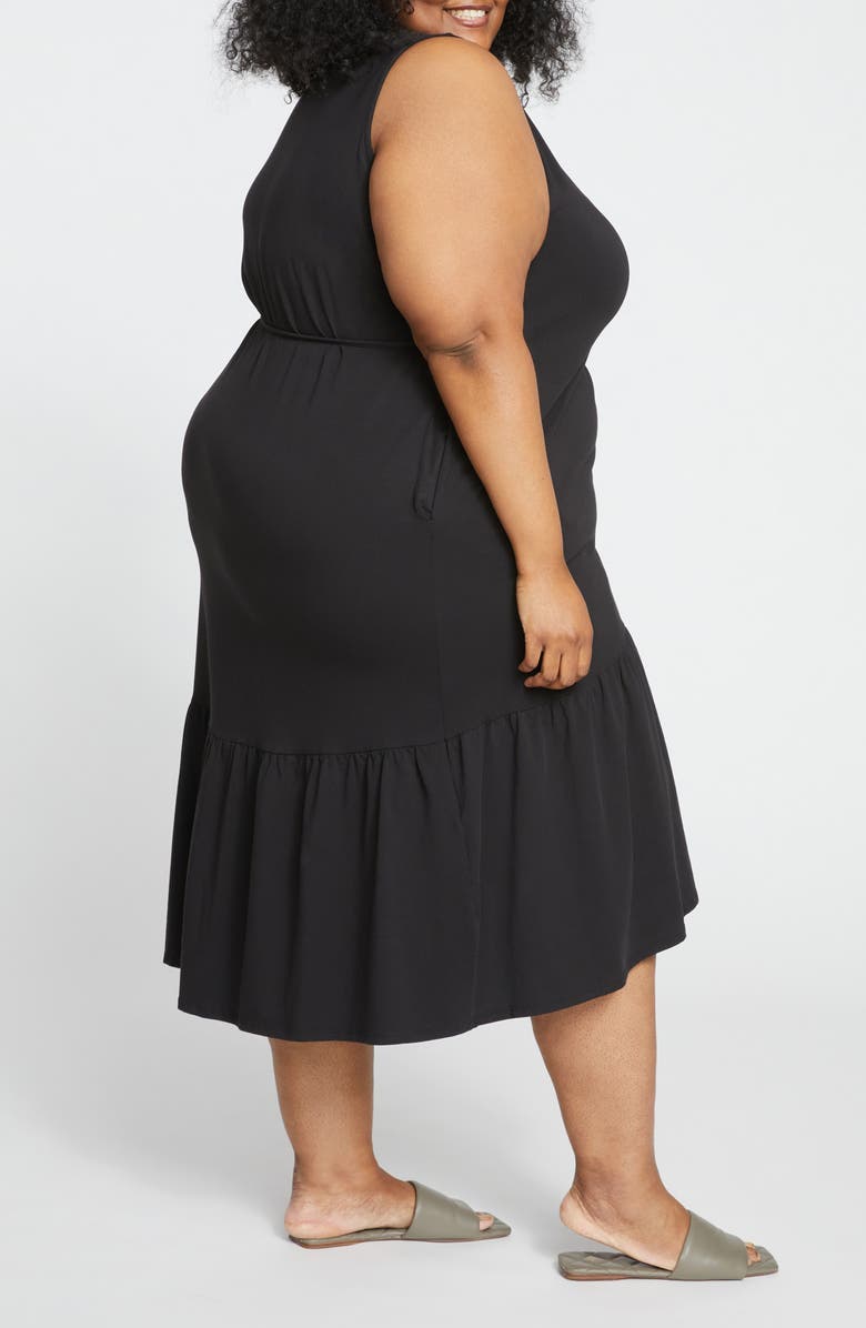 Universal Standard Twirl Tiered Wrap Dress, Alternate, color, 