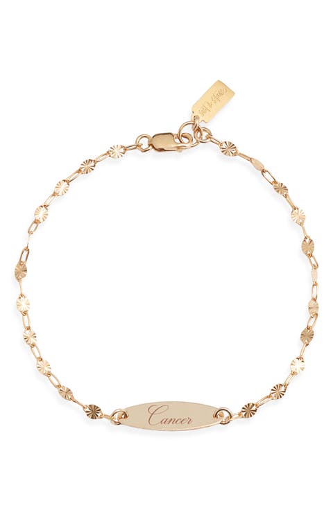 Engraved Zodiac Pendant