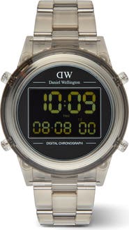 Daniel Wellington Retro Digital Bracelet Watch, 42mm