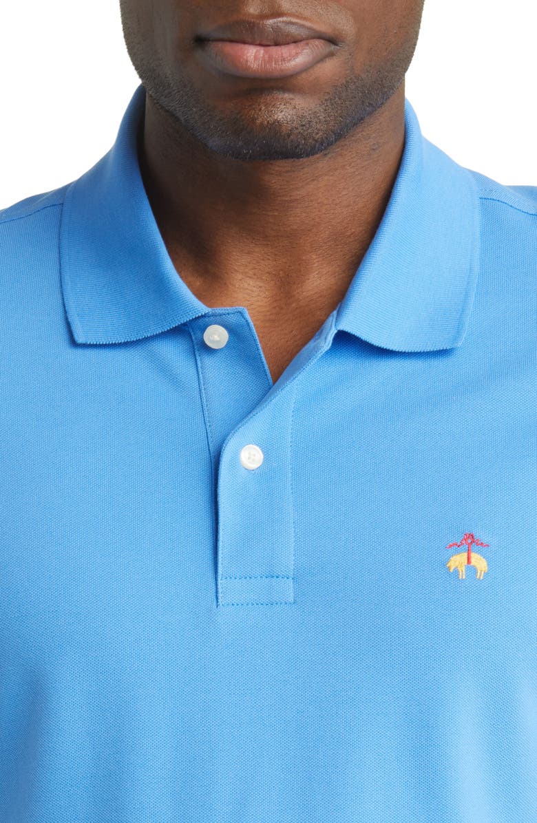 Brooks Brothers Slim Fit Stretch Piqué Polo, Alternate, color, 