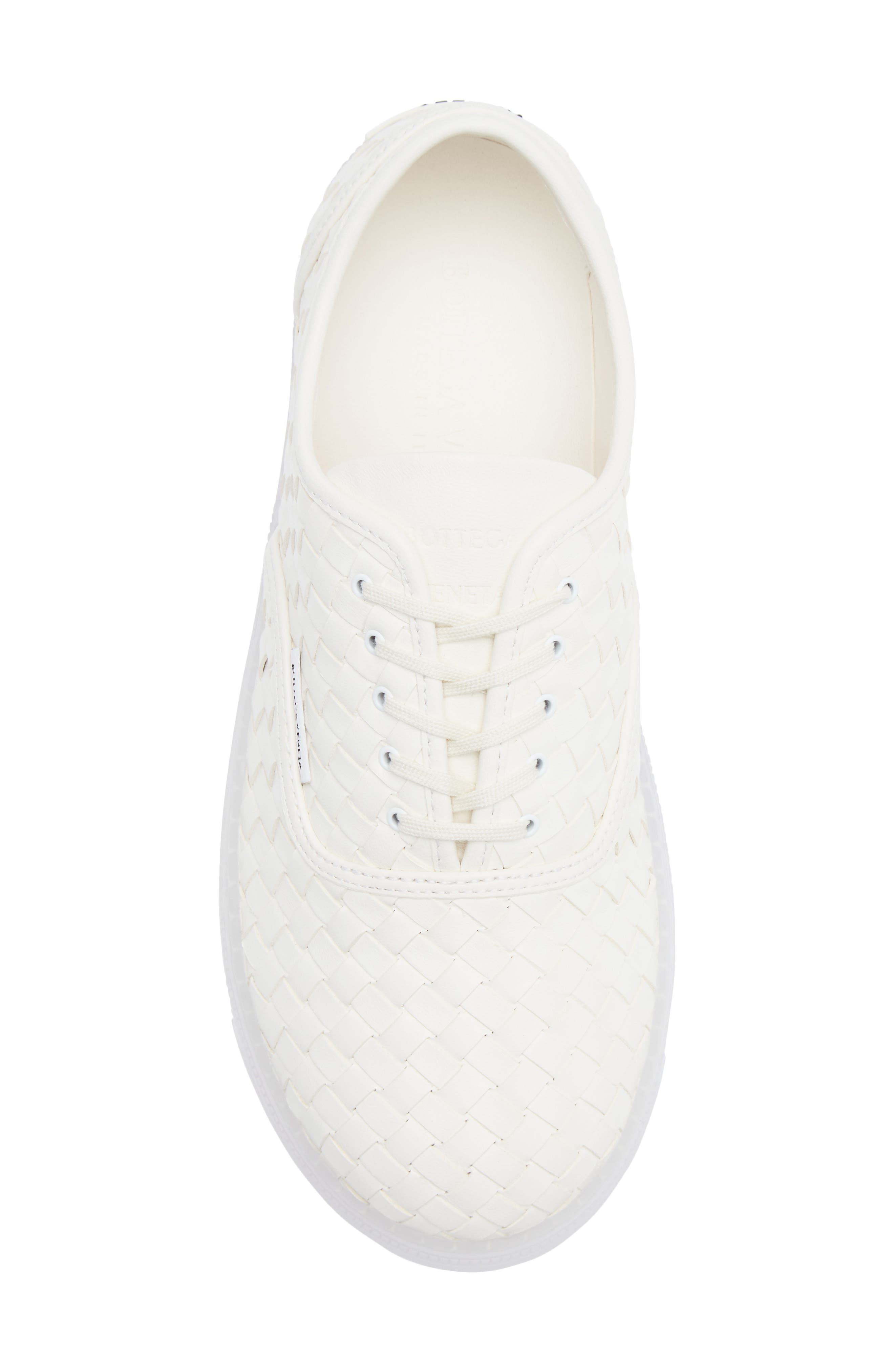 Bottega Veneta Serena Intrecciato Sneaker, Alternate, color, Alabaster