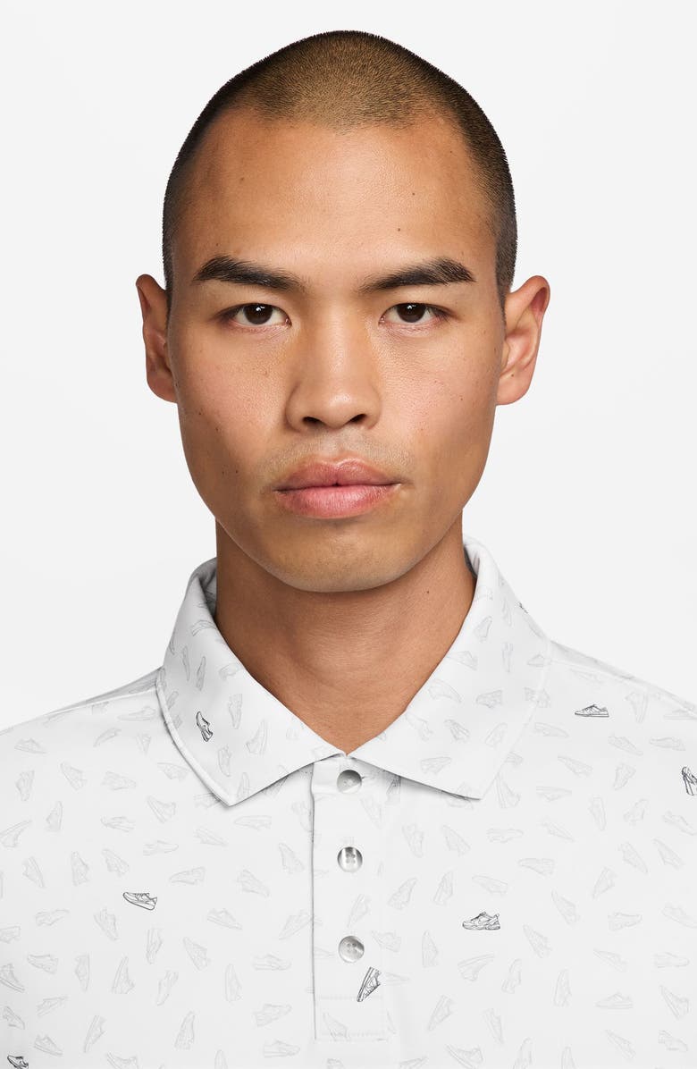 Nike Dri-FIT Par 5 Golf Polo, Alternate, color, White/ Work Blue