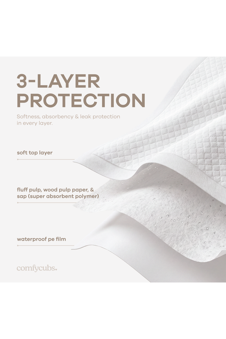 Baby Changing Pad Liners, Large, Alternate, color, 50 Pack