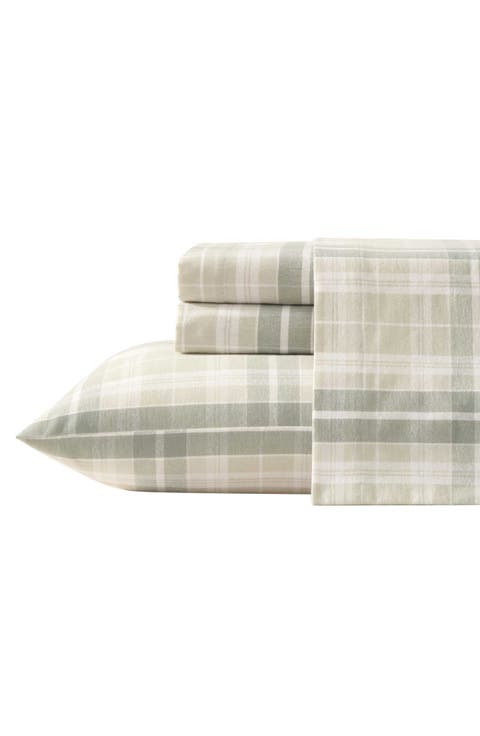 Mulholland Plaid Cotton Flannel Sheet Set