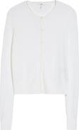 Chloé Wool Pointelle Underpinning Cardigan