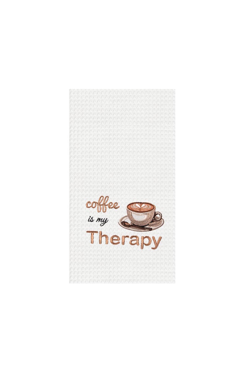 C&F Home Coffee Is My Therapy Towel, Main, color, Orange