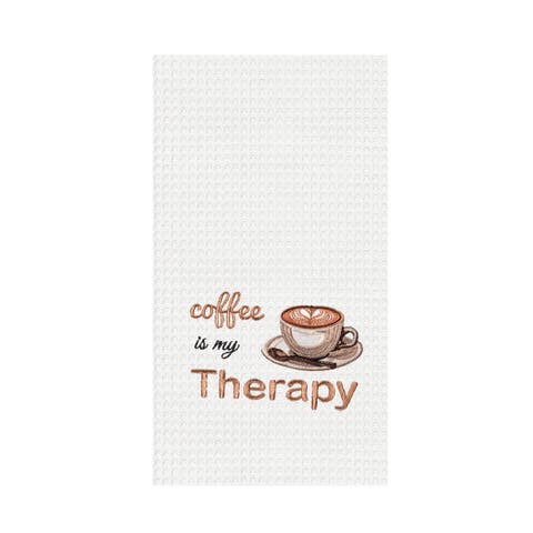 Coffee Is My Therapy Towel