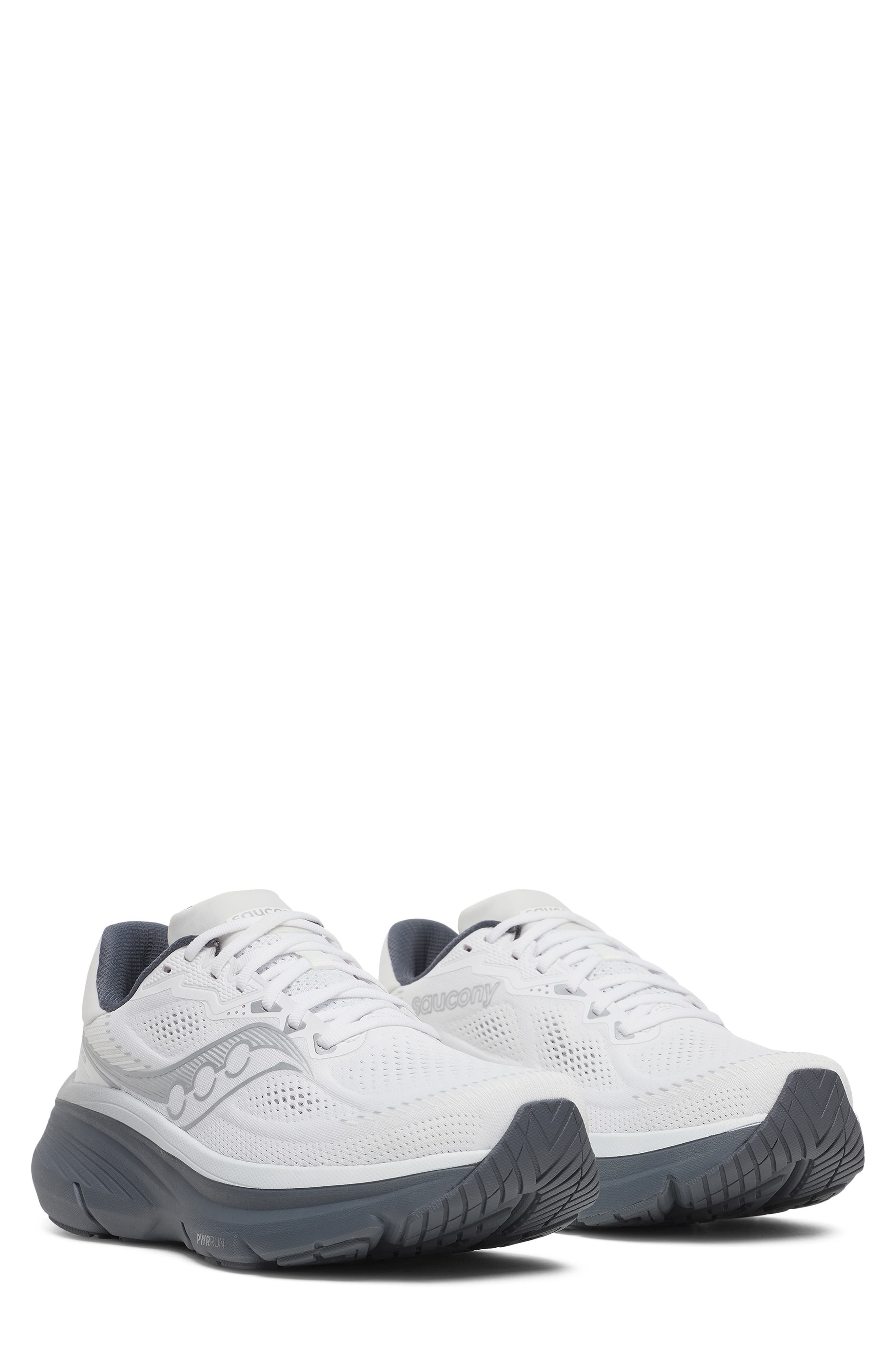 Guide 19 Running Shoe, Alternate, color, WHITE/ SHADOW