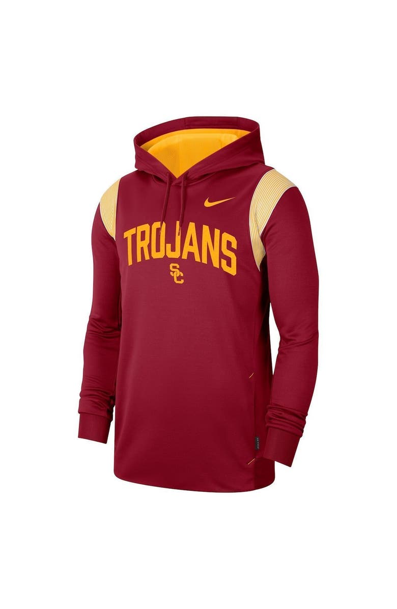 Nike Men's Nike Cardinal USC Trojans 2022 Game Day Sideline Performance Pullover Hoodie, Alternate, color, 