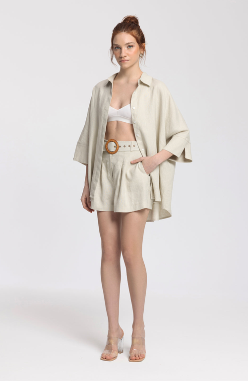 Monlicia Iyan Linen Shirt