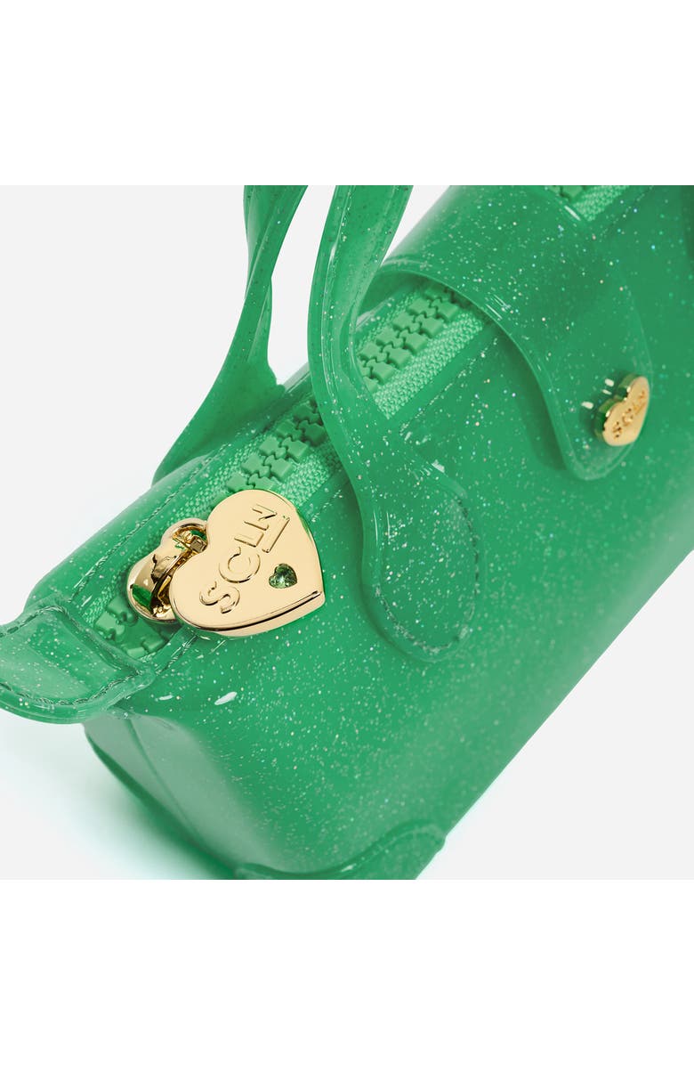 Stoney Clover Lane Jelly Pouchette Clear Crossbody Bag, Alternate, color, Avocado