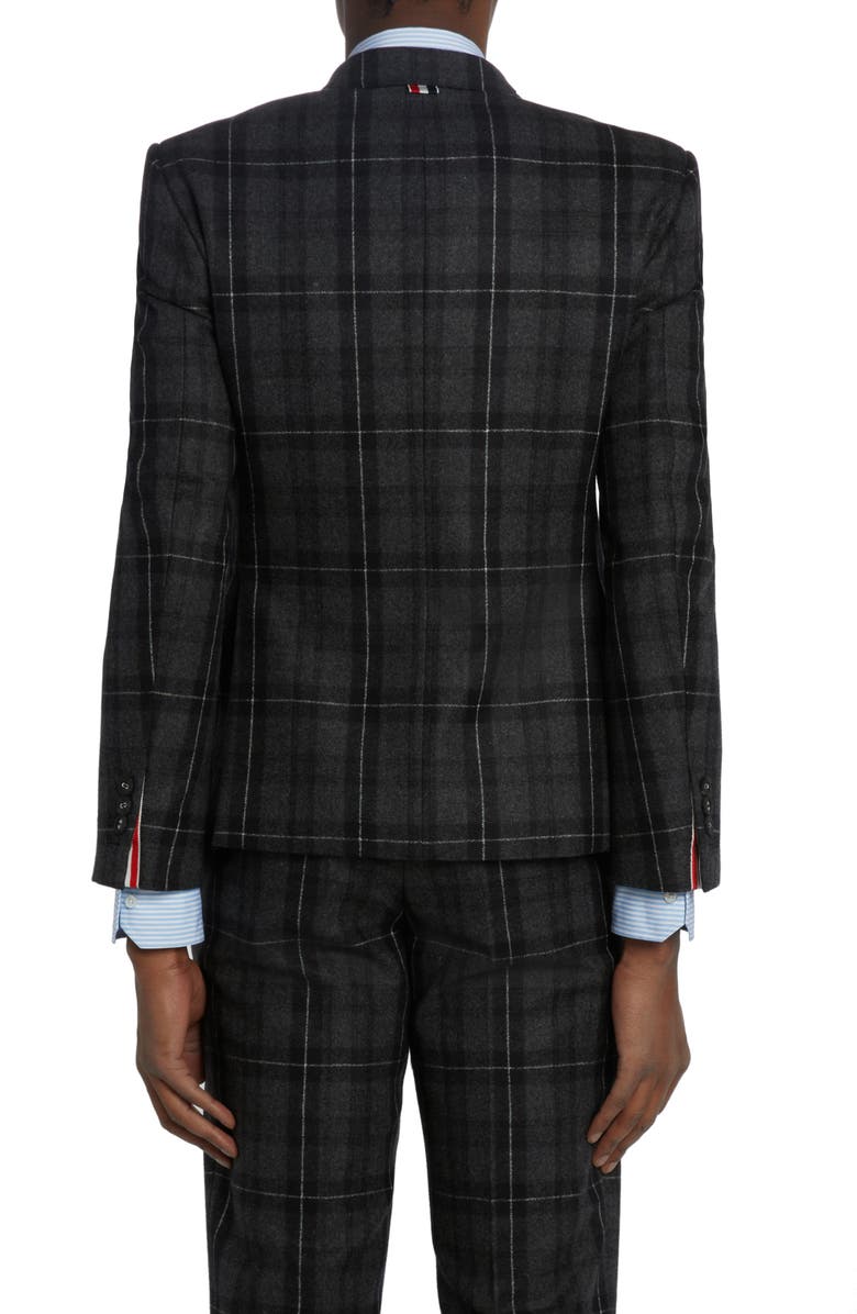 Thom Browne Fit 1 Tartan Wool & Cashmere Flannel Sport Coat, Alternate, color,