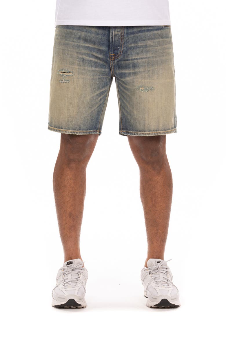Billionaire Boys Club BB Pulsar Cotton Denim Shorts, Main, color, Crater