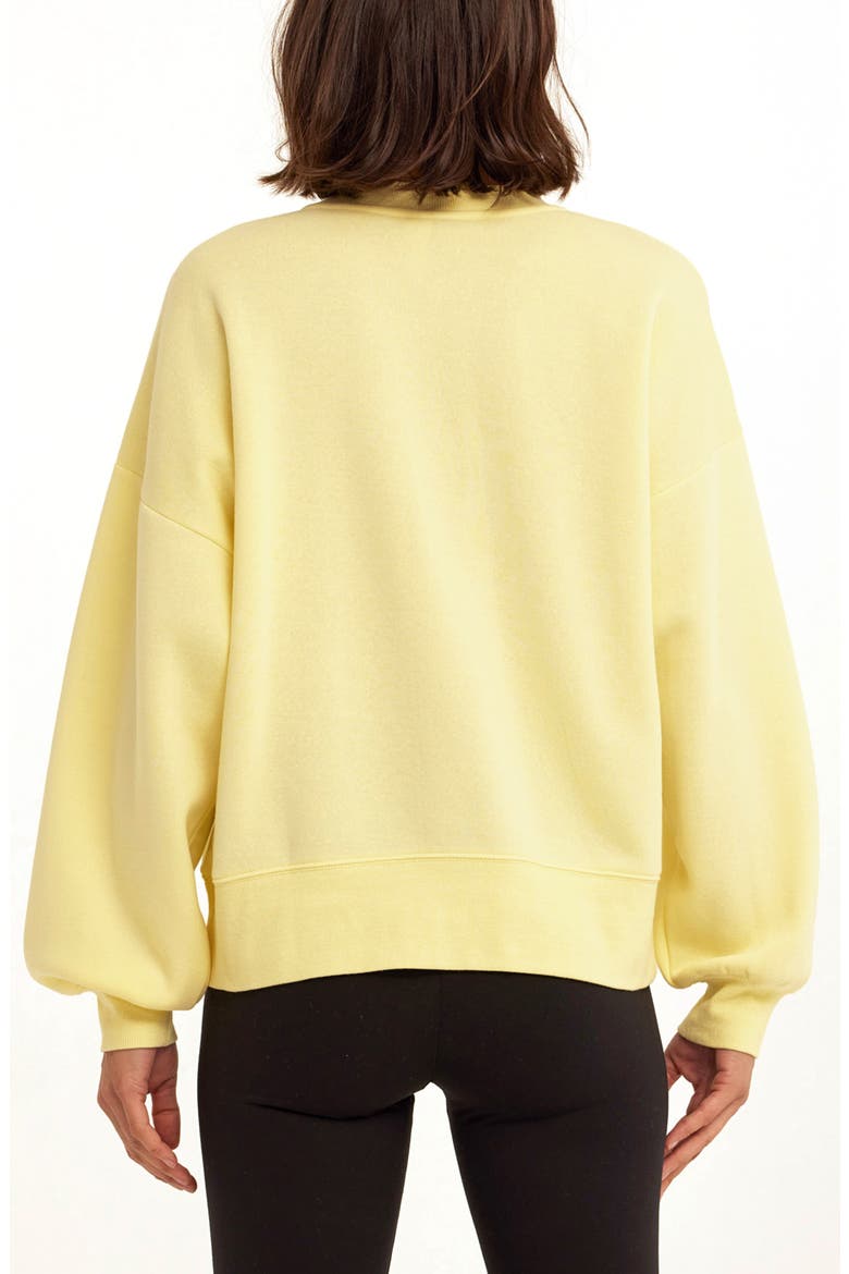 Blaise Triblend Fleece Sweatshirt, Alternate, color, LEMONADE