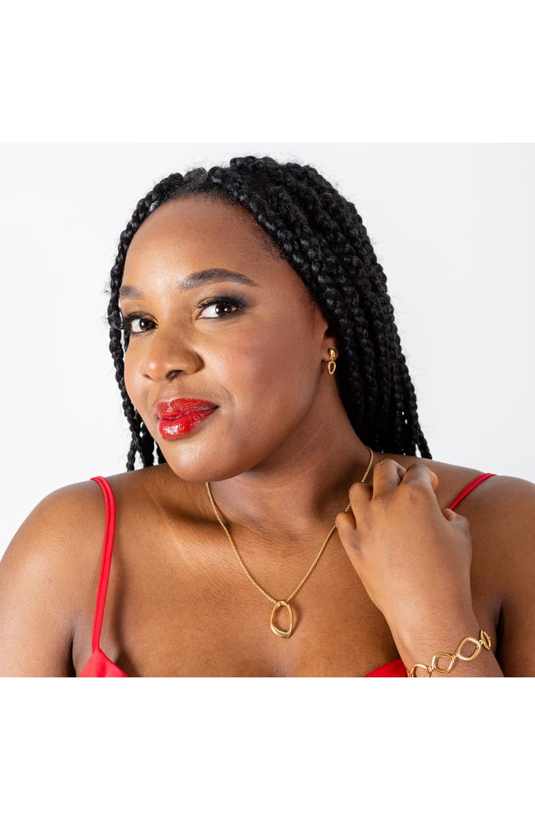 Lucy Quartermaine Volcan Pendant, Alternate, color, Gold Vermeil