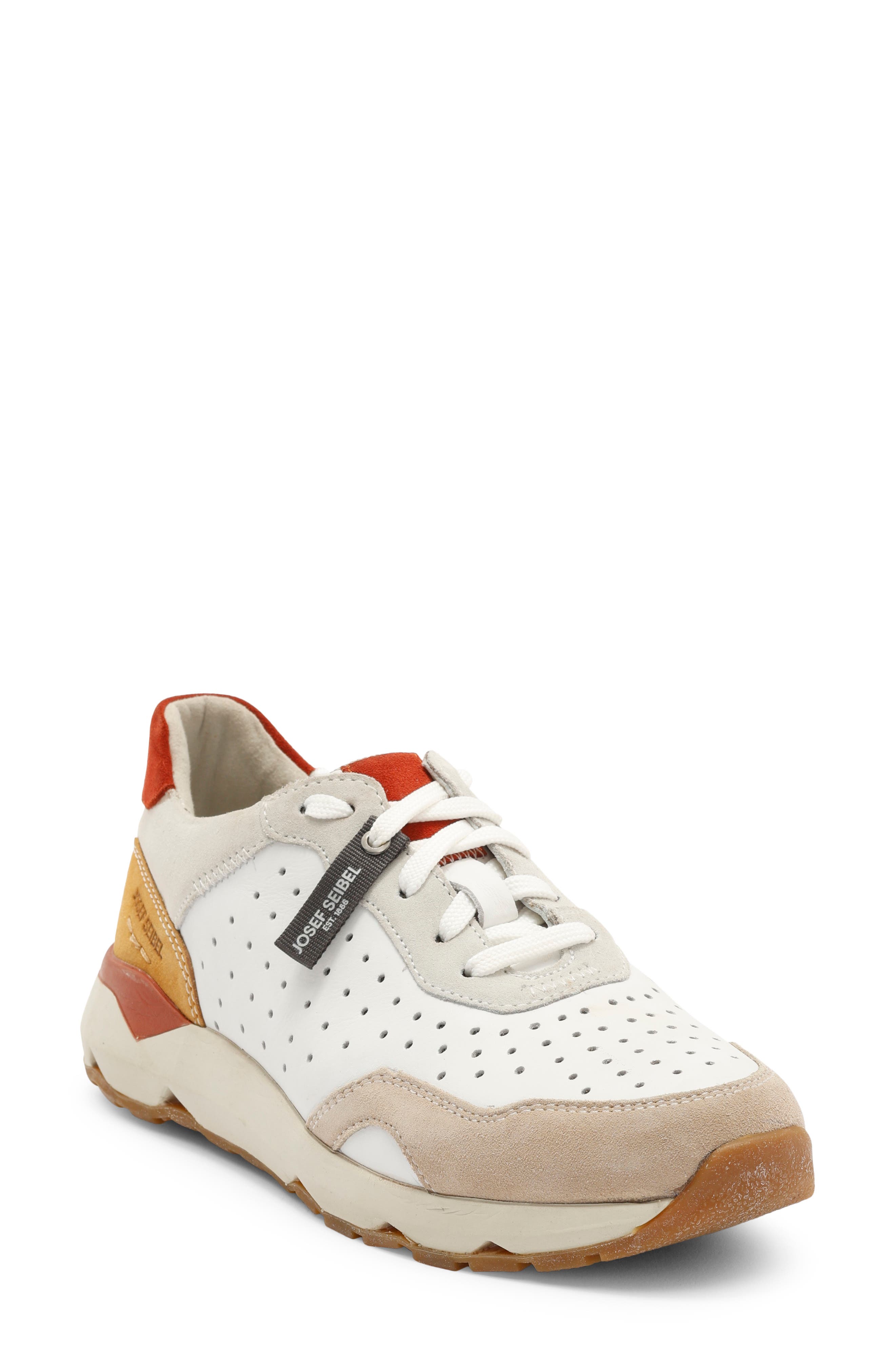 Josef Seibel Jonah 02 Sneaker, Main, color, Beige Multi