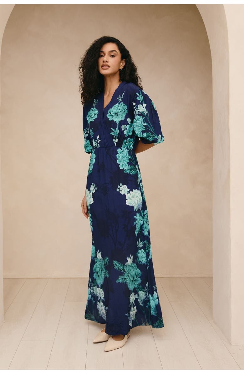 RAISHMA Frankie Navy Dress, Main, color, Navy