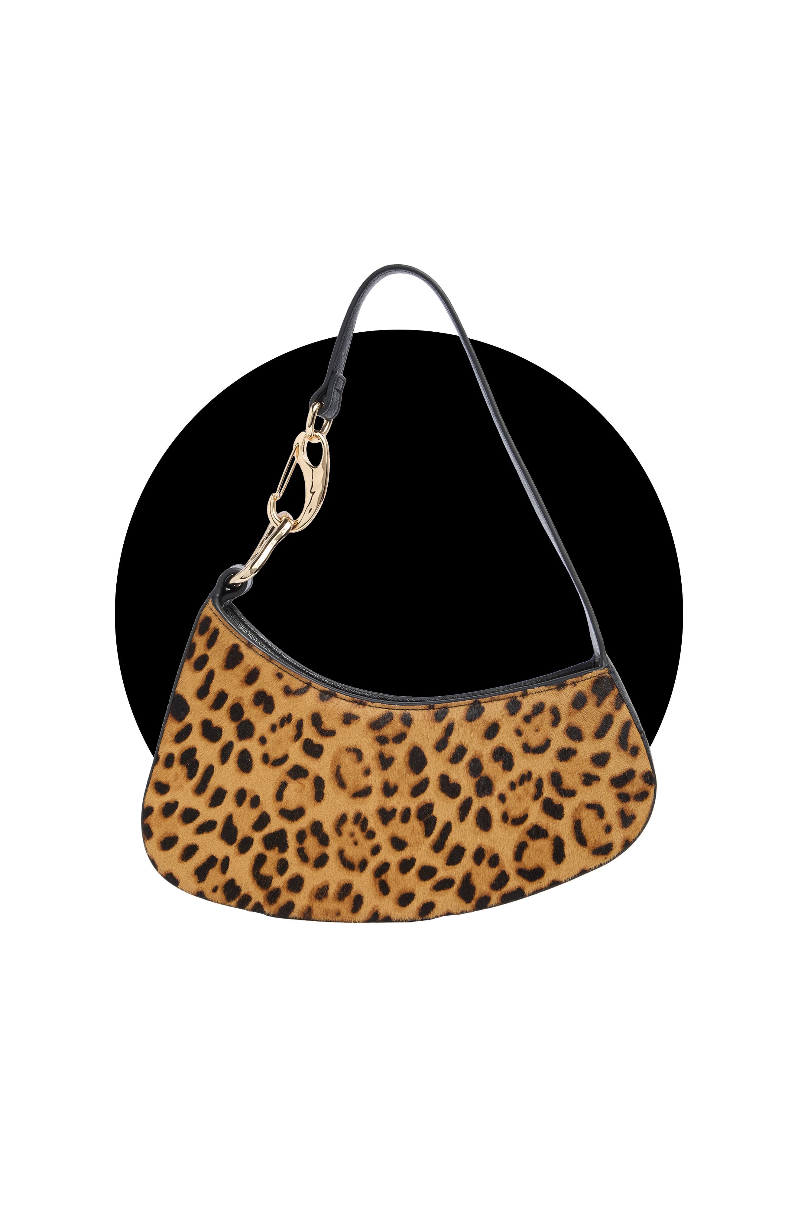 Shoulder Bag, Main, color, LEOPARD HAIRCALF