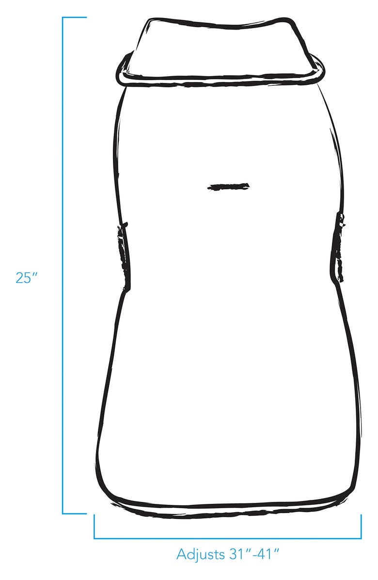 Shinola Fleece Dog Coat, Alternate, color, Oatmeal