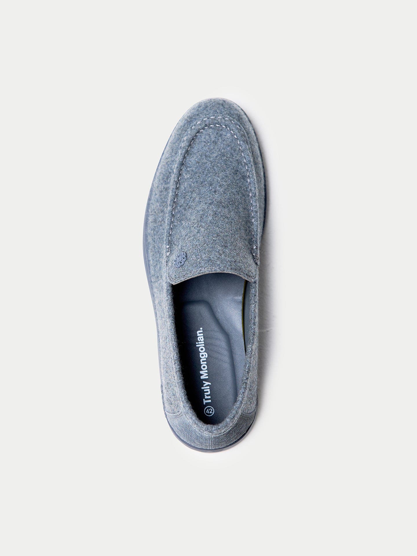 Gobi Cashmere Cashmere Loafers, Alternate, color, Steel Gray