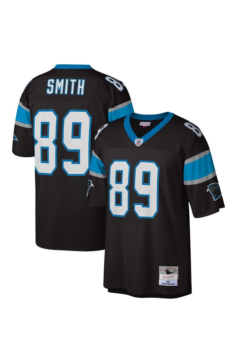 Mitchell & Ness Men's Mitchell & Ness Steve Smith Black Carolina Panthers Legacy Replica Jersey, Main, color, Black