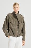 Brunello Cucinelli Couture suede outerwear