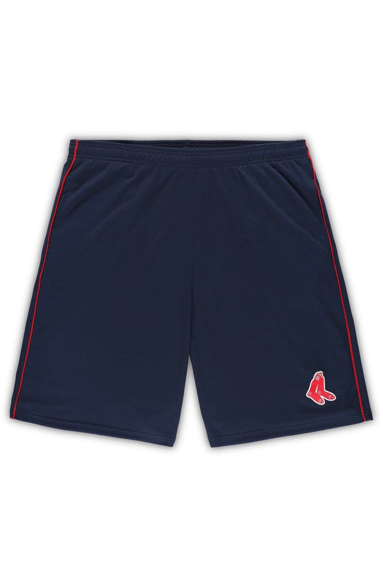 PROFILE Men's Profile Navy Boston Red Sox Big & Tall Mesh Shorts, Main, color, Navy