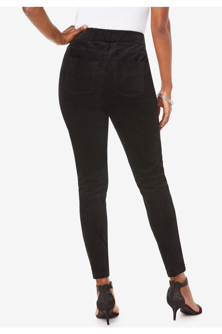Corduroy Legging, Alternate, color, CHOCOLATE