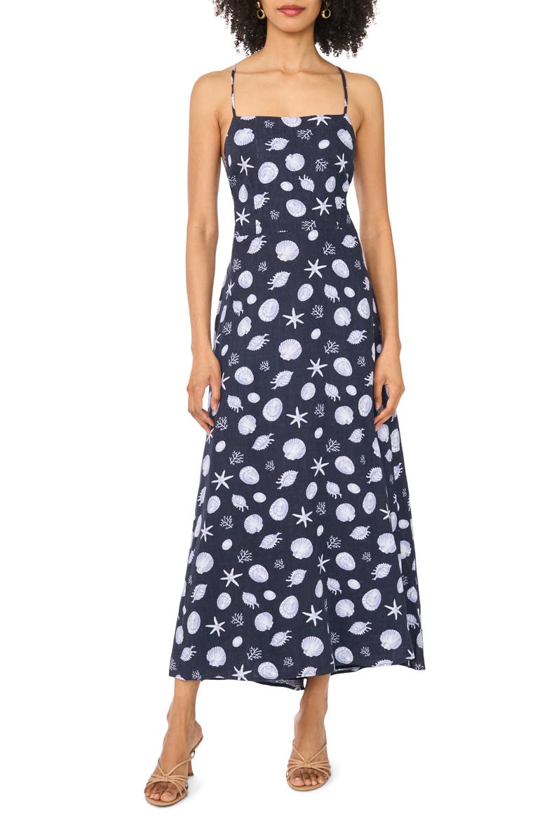 Cami Maxi Dress, Main, color, INDIGO NIGHT