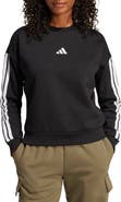 adidas Essentials 3-Stripes Fleece Sweatshirt