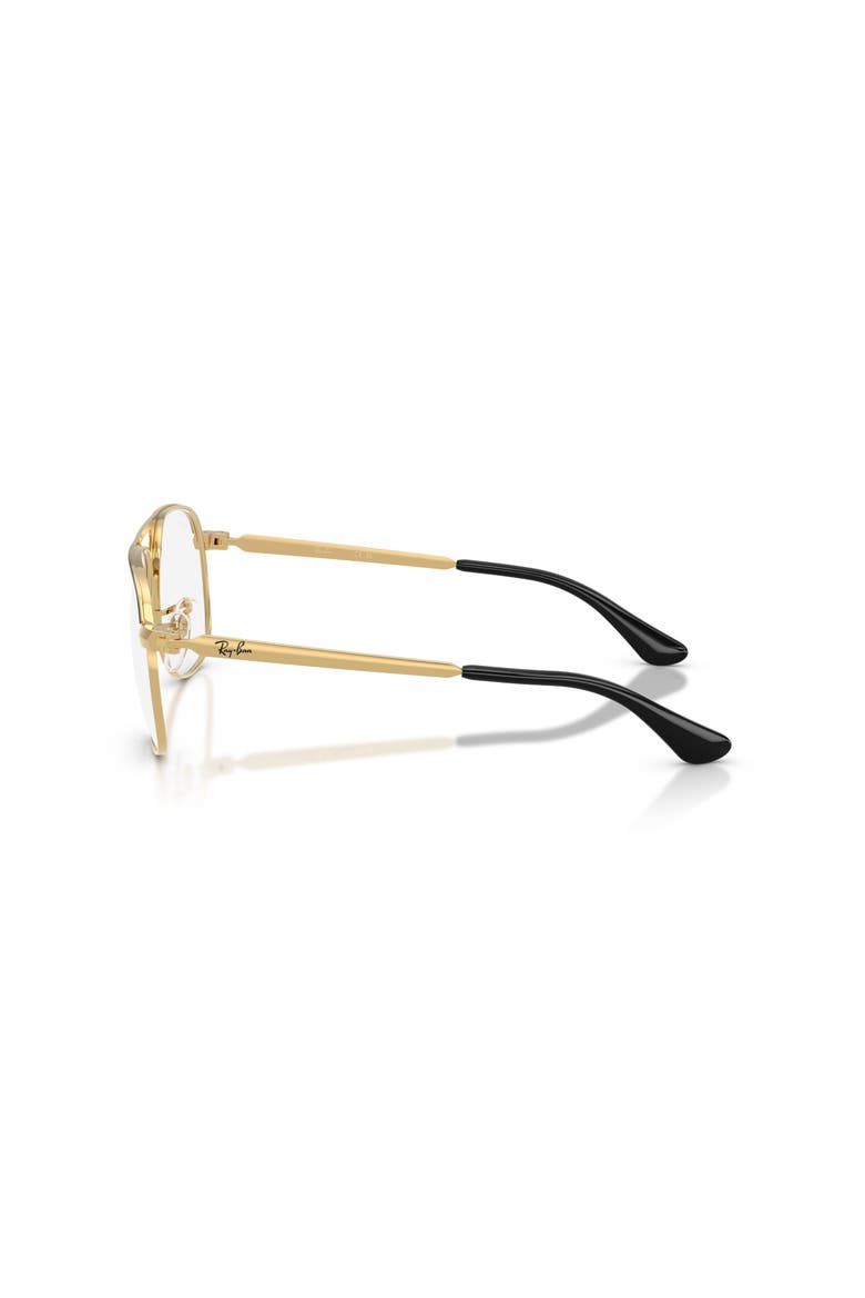 56mm Square optical glasses, Alternate, color, Black