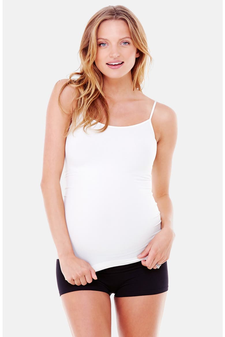 Ingrid & Isabel® Everyday Seamless Maternity Camisole, Main, color, IVORY