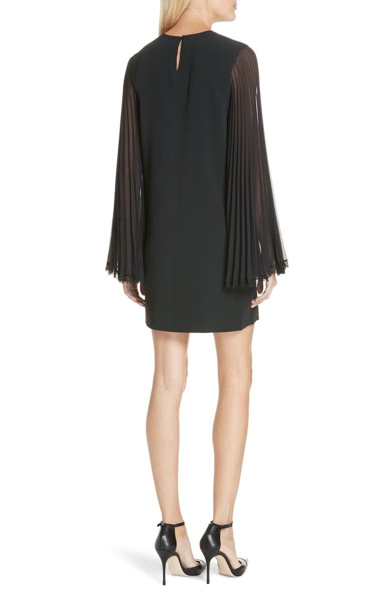 Simkhai Jonathan Simkhai Pleated Sleeve Shift Dress, Alternate, color, 