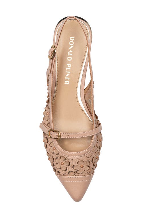 DONALD PLINER DONALD PLINER POINTED TOE SLINGBACK FLAT
