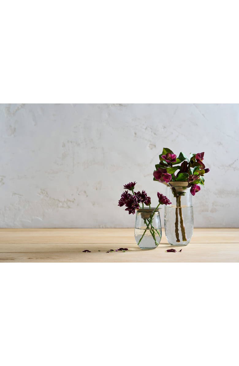 The Collective Floral Propogate Assorted - Set of 3, Alternate, color, Nickel