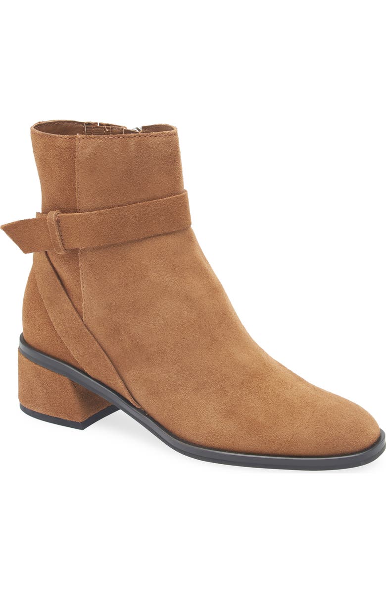 Dolce Vita Leland Suede Block Heel Boot, Main, color, Brown Suede