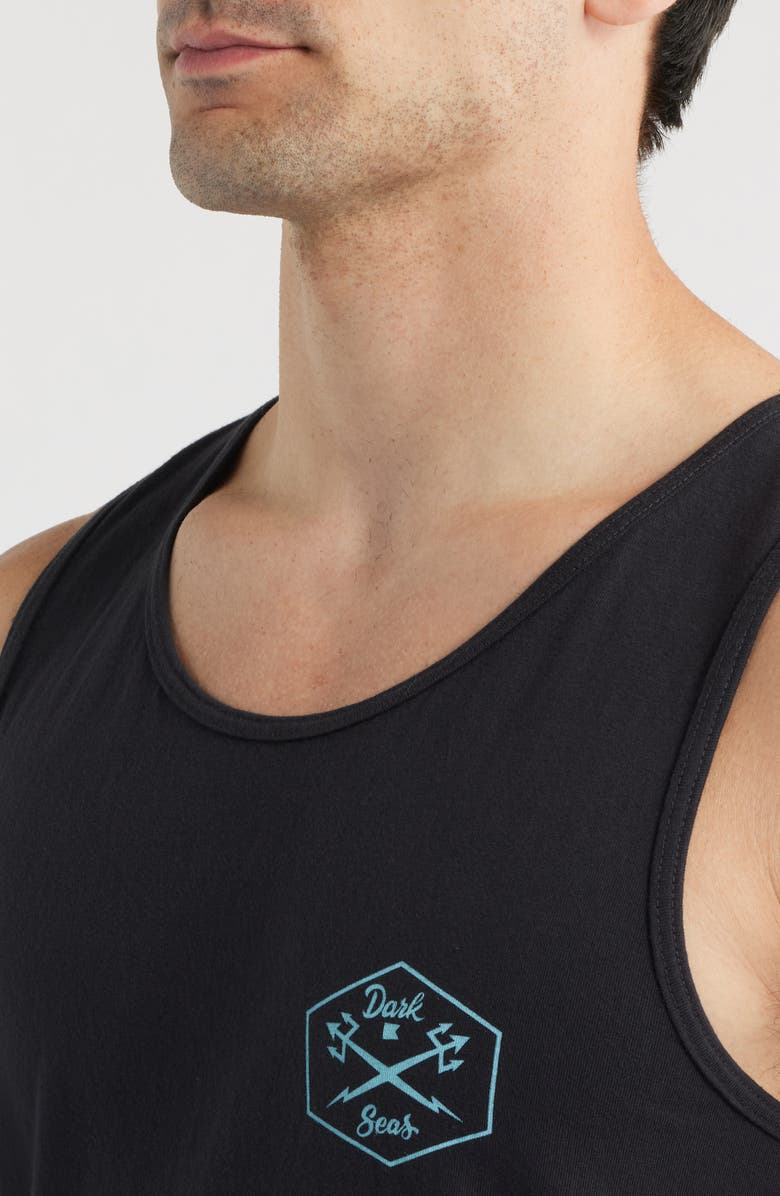 DARK SEAS Bloom Tank, Alternate, color, Black