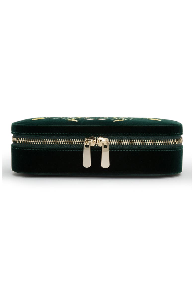 Zoe Travel Zip Case, Alternate, color, FOREST GREEN