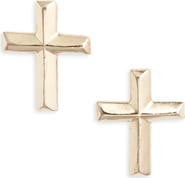 Set & Stones Micah Cross Stud Earrings