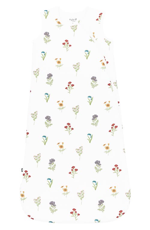 Kyte Baby The Original Sleep Bag™ 1.0 Tog Wildflower Wearable Blanket In White