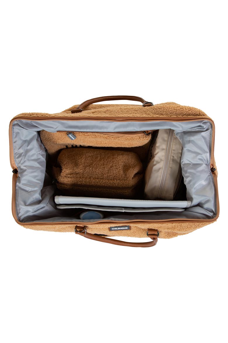 XL Travel Diaper Bag, Alternate, color, TEDDY BROWN